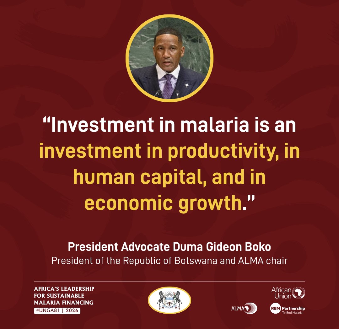 MalariaYouthKE's tweet photo. Young people must remain active partners in this effort; as advocates, community mobilizers, storytellers and changemakers.
Sustained financing and collective action are essential to protecting the gains made and accelerating progress towards a malaria-free Africa.
#EndMalaria https://t.co/1nCqdj9Ize