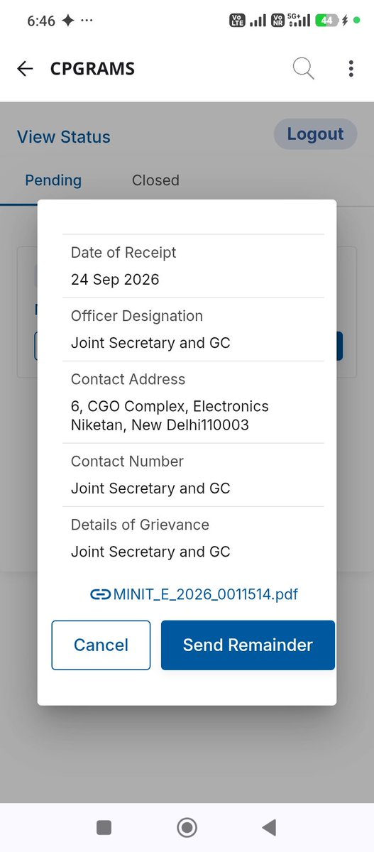 Naresh48613's tweet photo. Respected @AshwiniVaishnaw @MeityGov @YouTubeIndia, request for urgent compliance of GAC Order 8828/2026. CPGRAMS: MINIT/E/2026/0011514. Status: Taken up with sub-org. 6-yr channel (1700+ vids) pending restoration. Kindly expedite! #GAC #CPGRAMS https://t.co/3tfHFpDL0A