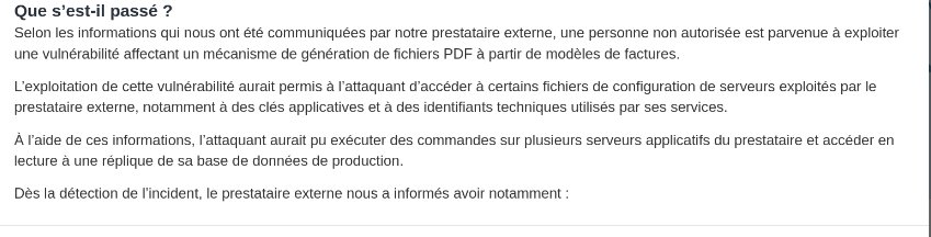_SaxX_'s tweet photo. Nouvelle plateforme agréée piratée ! Qui l'eût cru ! 
Je ne dirais pas que c'est un échec la facturation électronique. Ça n'a juste pas marché. 
via @nb4ld 

Mais qu'est ce qui n'a pas fuité encore ??? Jpp https://t.co/z61akrPKcN