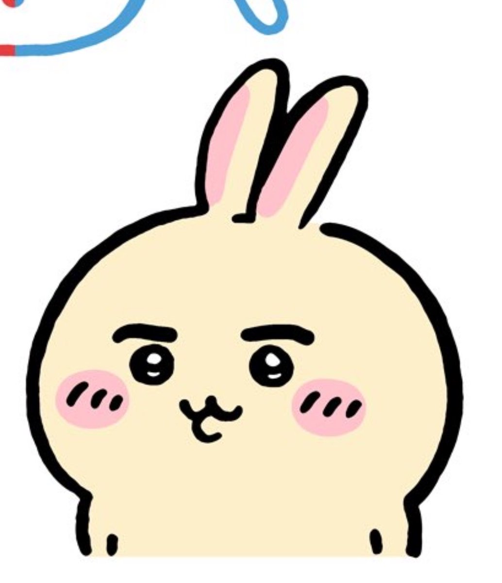 Chiikuroa's tweet photo. このうさぎはなんかイケボで普通に喋ってきそう笑
#ちいかわ https://t.co/RpeYjjB3Wt