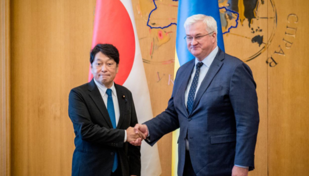 URinya_'s tweet photo. Ukrainian Foreign Minister Andrii Sybiha discussed the need for increased pressure on Russia and deeper security and defense cooperation with a delegation from Japan’s House of Representatives.

#Ukraine #Japan #Russia https://t.co/3JmVoc6lhW