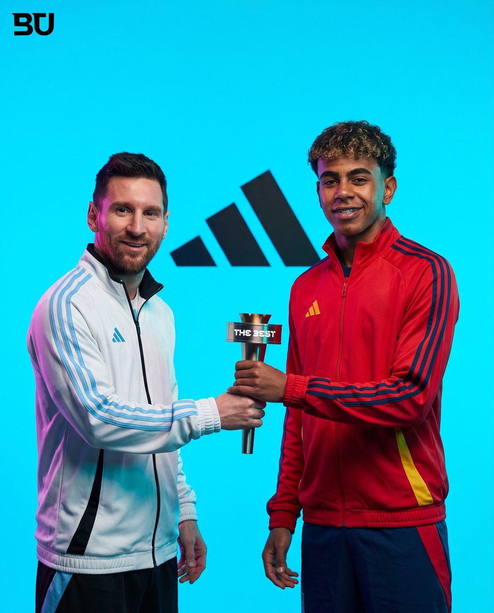 BarcaUniversal's tweet photo. 🚨 NEW: Adidas is set to make Lamine Yamal their primary global football ambassador once Leo Messi steps away from the pitch.

— @Footy_Headlines https://t.co/7I8Xsn3Fac