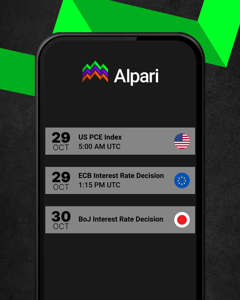 alpariglobal's tweet photo. Inflation reports, rate decisions, jobs data — one headline can quickly change the market picture. Knowing the dates is a start. Understanding what they could mean for the markets is where it gets interesting.

👉 Explore Alpari Market Analysis https://t.co/Ww8IJS9LtW https://t.co/Qurg87HuMZ