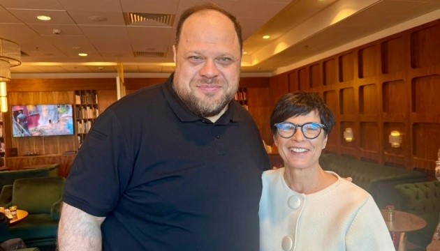 URinya_'s tweet photo. Ukraine’s Parliament Speaker Ruslan Stefanchuk and European Commissioner for Enlargement Marta Kos discussed additional financial support for Ukraine and the decisions needed to provide it.

#Ukraine #EU https://t.co/1JBVAmeNGd