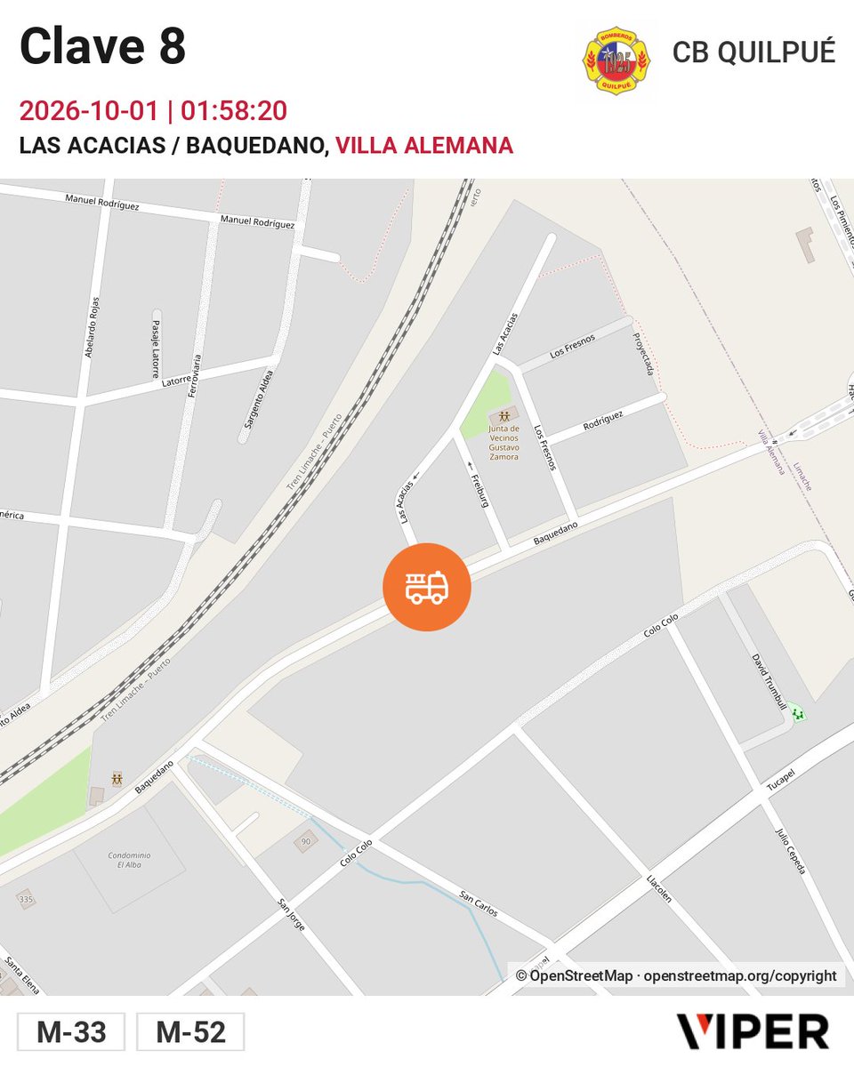 CBQuilpue's tweet photo. SALE M-52 A Clave 8 LAS ACACIAS / BAQUEDANO https://t.co/WdEaEP1asL