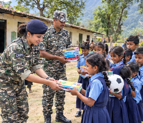 life_soldiers47's tweet photo. Always Ready to Assist 🚆🫡

From helping travellers to facilitating safe journeys, CRPF personnel remain ever-ready to extend a helping hand wherever support is needed.
#CRPF #SwachhataHiSeva2026 #Flydubai https://t.co/aFziAe63lK