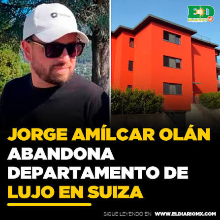adversario14's tweet photo. Dice la señora Godoy que no existe denuncia ni carpeta de investigación en contra de Almilcar Olán, socio y cómplice de Andy. Entonces ¿por qué anda a salto de mata desde septiembre de 2025? ¿Por qué al día siguiente de su ubicación en Lugano, dejó el departamento que habitaba? https://t.co/x2Bcyy0x1R