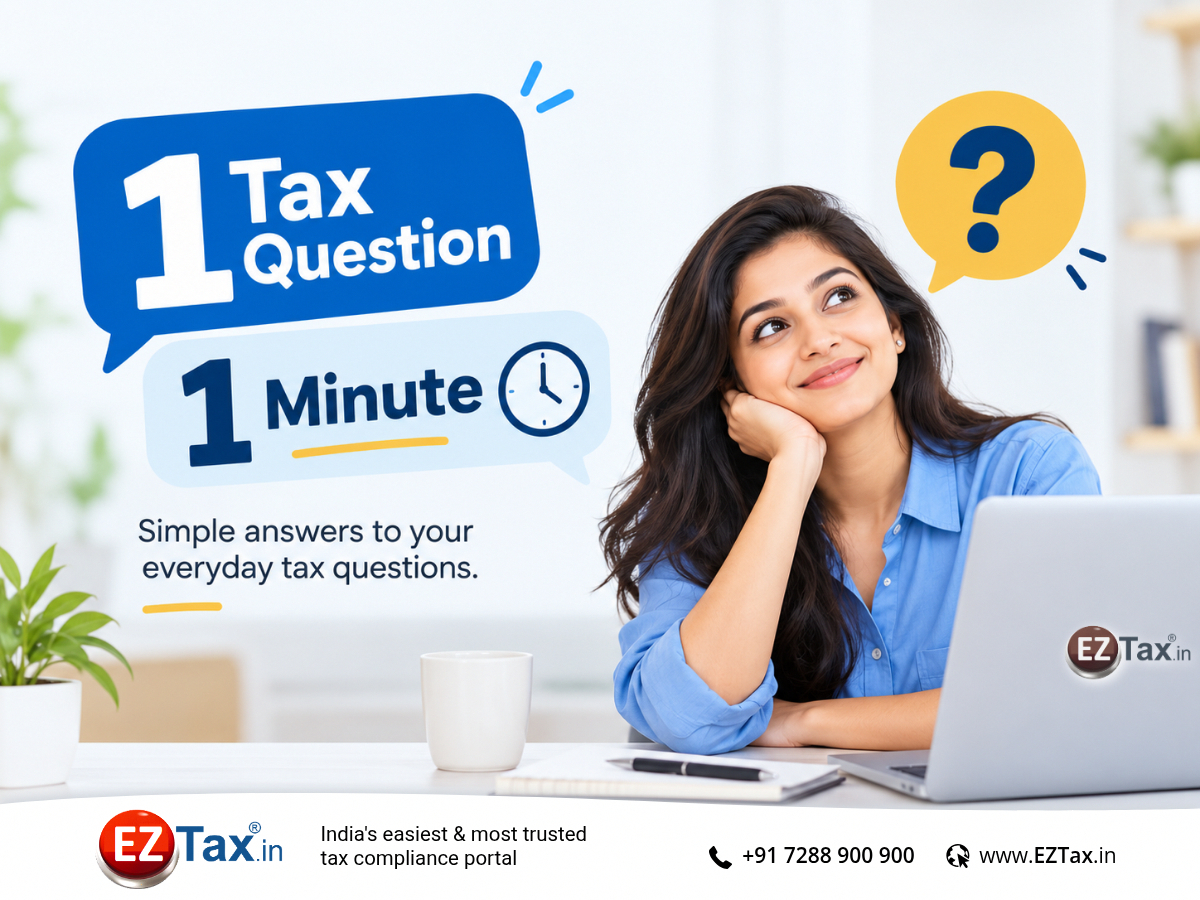 EZTaxIndia's tweet photo. 1 Tax Question. 1 Minute.

❓ Q: I earn a salary and also invest in shares. Can I file ITR-1?

A: It depends.

If you have only eligible LTCG under Section 112A up to ₹1.25 lakh, ITR-1 may be available, subject to the other conditions.

But short-term capital gains generally mean ITR-1 cannot be used.

Choosing the right ITR matters.

#TaxTips #ITR #IncomeTax #CapitalGains #EZTax