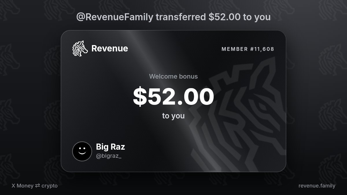 bigraz_'s tweet photo. @RevenueFamily I unlocked a look at $52.00 from @RevenueFamily https://t.co/SvJ2OYAtp0