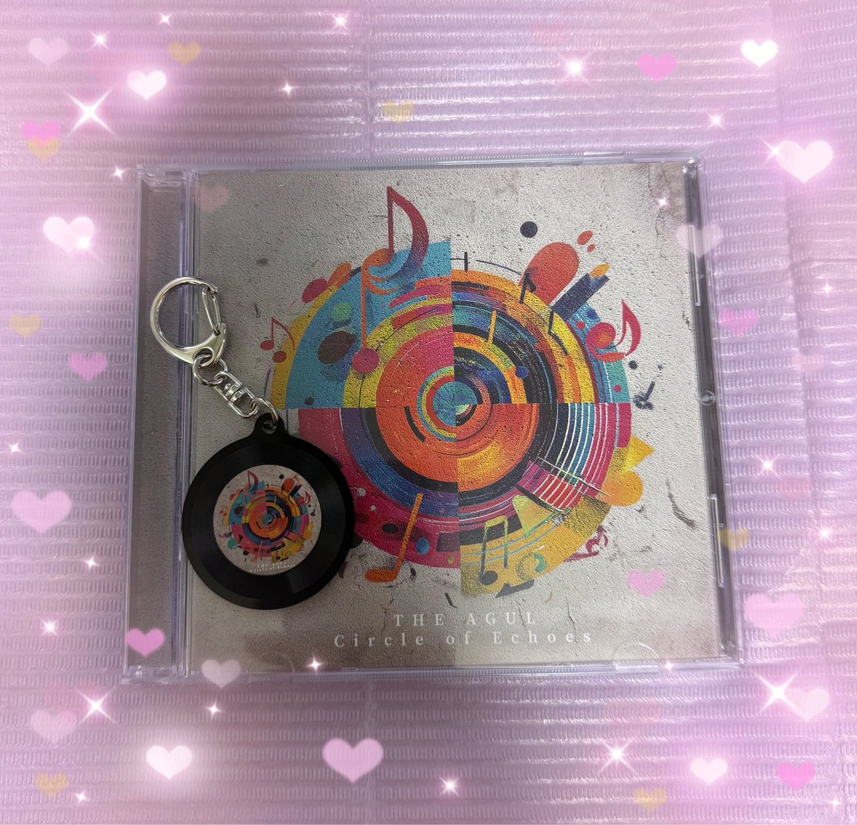 nana70141874's tweet photo. 届いて聴いてる🎧
体調崩して家に居てて良かったかも😁  
ｹﾝくんの声がほんまに沁みる💗ﾒﾛﾃﾞｨも歌詞も全曲良き😘  Liveでどんな風になっていくのか楽しみ🎶

配信も始まってるからたくさんの人に聴いて欲しいです😚
#THEAGUL
#CircleofEchoes https://t.co/8M0W7wKnbb
