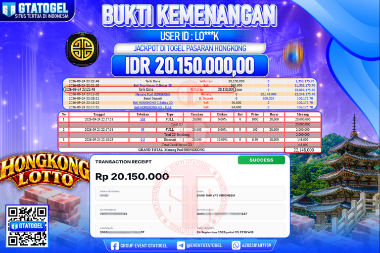 x75ghhpops's tweet photo. Bukti JP DI TOGEL PASARAN HONGKONG Hari ini Di Situs GTATOGEL Sebesar Rp.20,150,000,00,- Tuntas !!

#GTATOGEL #viral #slot88 #slotonline https://t.co/Tr5nYs7yUu