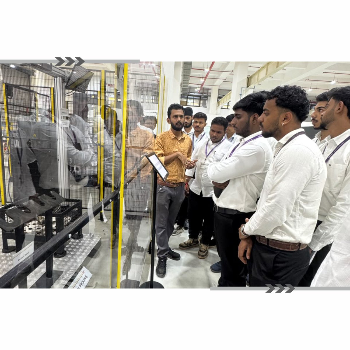 ritindia1983's tweet photo. 🏭 Industrial Visit | Learning Beyond the Classroom | FANUC India, Bangalore Final-Year Mechatronics Engineering students explored real-world industrial robotics and automation, gaining valuable practical insights into modern manufacturing.
#IndustrialVisit #IndustrialRobotics https://t.co/1zVGqXmOdZ