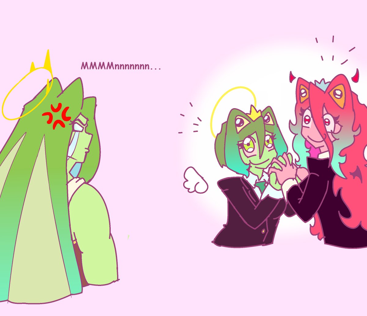 ubebaby7's tweet photo. I don't like the colors I gave Ultimate!Froggy lolol, their design is a wip still i'm just testing the waters...
This is basically a filler/intro comic for me to the concept of ultimate froggy lolol.... my ass finally doing something with that mf
#froggydude #froggydoom #fem https://t.co/KVwfCDbW6A