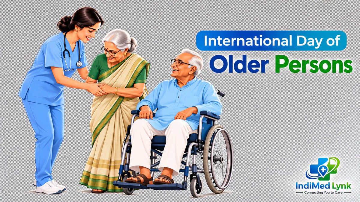 IndiMedLynk's tweet photo. #InternationalDayofOlderPersons reminds us that healthcare should see the person, not just the diagnosis. 💙

Dignity, understanding and person-centred care matter at every age.

#IndemedLynk - Connecting You to Care 💙 

#HealthyAgeing #HealthcareIndia https://t.co/0OjDwityhV