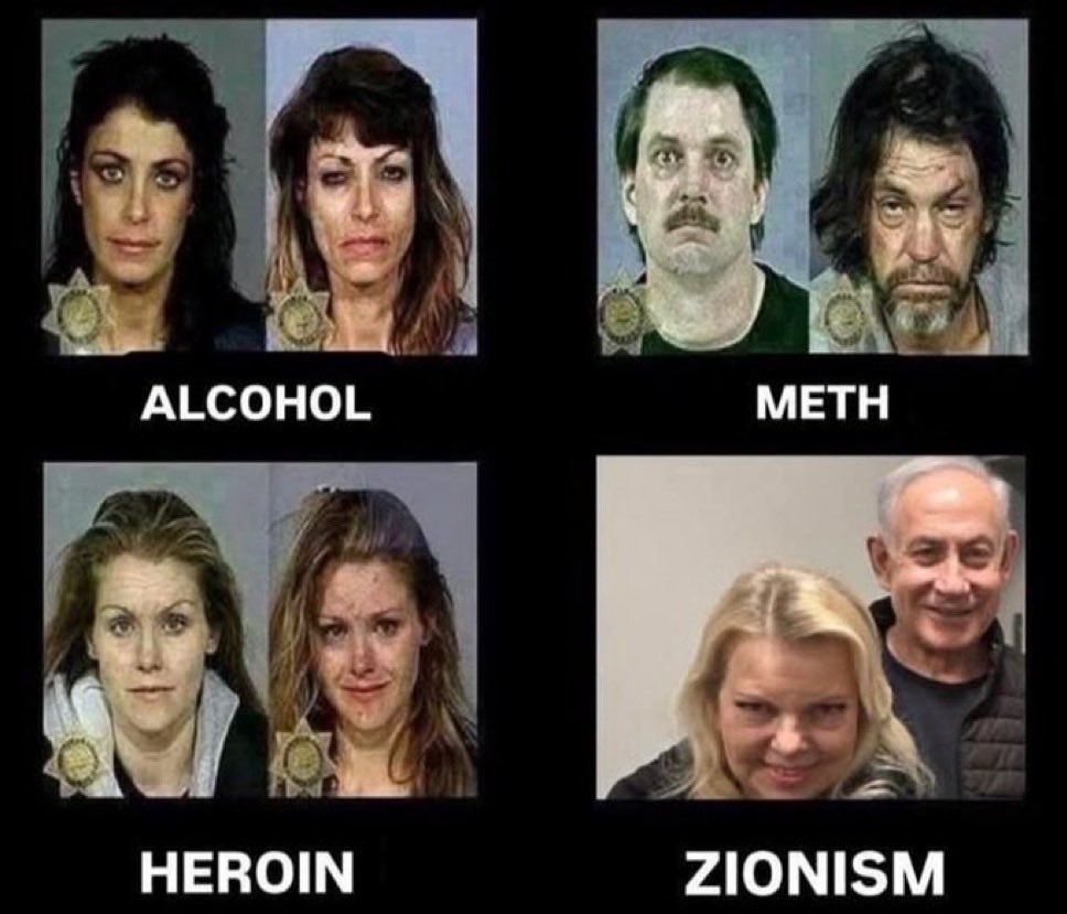 Jvnior's tweet photo. @sneako Zionism is the worst drug. https://t.co/oZO2ZqcMX7
