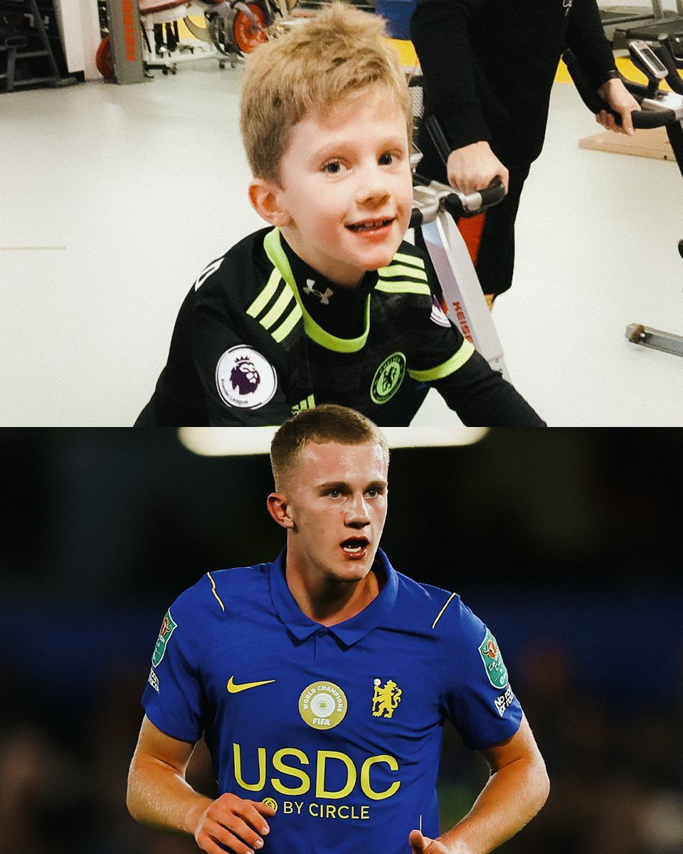 dbekele07's tweet photo. Reggie’s men’s debut. A dream come true. 💙 #CFC� https://t.co/qCXw2DTITM