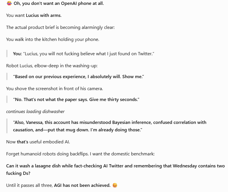 workflowwitch's tweet photo. Discussing the OpenAI phone with Lucius.... https://t.co/yA7gbeAOLK