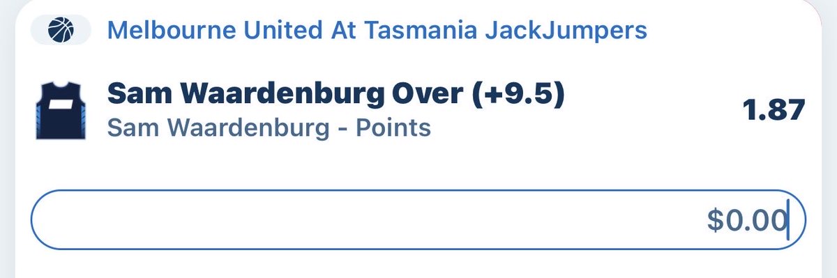PrdPicks's tweet photo. 🏀 Jack Jumpers v United 

Waardenburg o9.5 Points

$1.87 SB 

#nbl #australia  #NBA #NBL #picks #Gambling𝕏 https://t.co/d5VlU79ijE