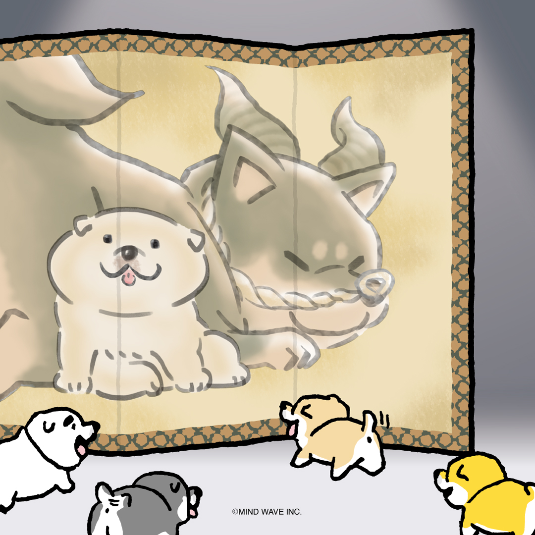shibanban_mw's tweet photo. これがあの
白むち黒しばんばん図屏風
でしゅか
(ᐡ ・ᴥ・ᐡ)(ᐡㆆᴥㆆᐡ)(ᐡ - ᴥ - ᐡ)(ᐡ ´ ᴥ ` ᐡ)

#しばんばん #白象黒牛図屏風 #長沢芦雪 https://t.co/mpJb9Sa19i