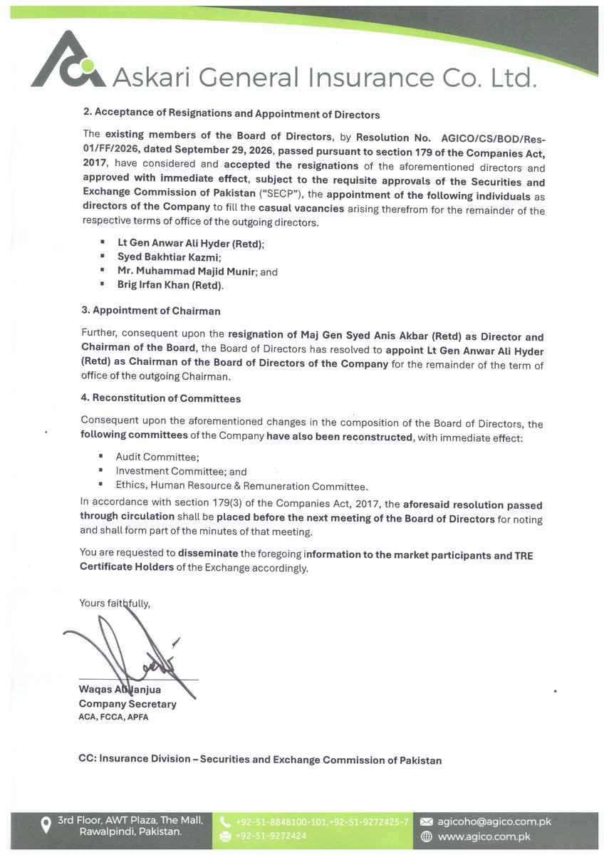 ChasePSXNotices's tweet photo. AGIC: Material Information - Re-composition of Board of Directors
๐๐จ๐ง๐ฌ๐๐ช๐ฎ๐๐ง๐ญ ๐ฎ๐ฉ๐จ๐ง ๐ญ๐ก๐ ๐๐จ๐ฆ๐ฉ๐ฅ๐๐ญ๐ข๐จ๐ง ๐จ๐ ๐ญ๐ก๐ ๐๐๐จ๐ซ๐๐ฌ๐๐ข๐ ๐ญ๐ซ๐๐ง๐ฌ๐๐๐ซ ๐จ๐ ๐ฌ๐ก๐๐ซ๐๐ก๐จ๐ฅ๐๐ข๐ง๐ , ๐ญ๐ก๐ ๐๐จ๐ฆ๐ฉ๐๐ง๐ฒโฆ
#PSX #Stock #News #AGIC #MaterialInfo https://t.co/Va5BwLeBBg
