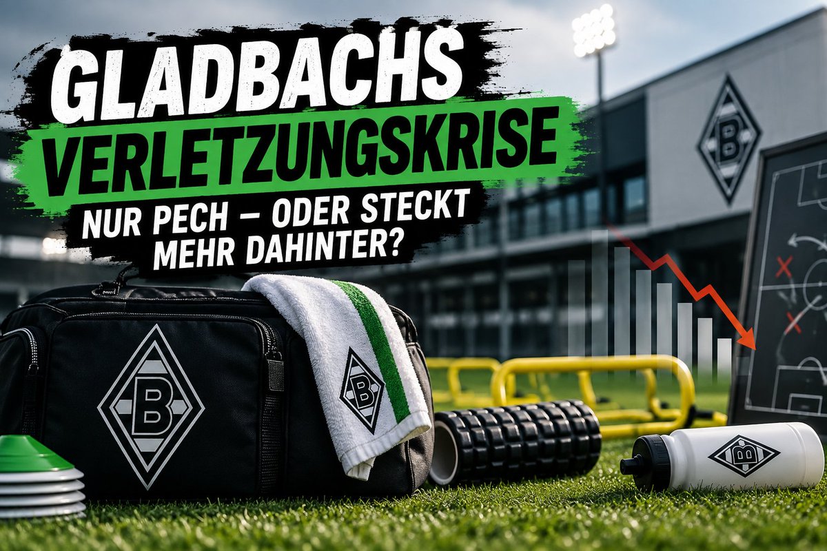 MaarAutor's tweet photo. Gladbachs Verletzungskrise: Nur Pech – oder steckt mehr dahinter?
Keine unbelegten Schuldzuweisungen – aber Fragen zu Belastungssteuerung, Prävention und Kaderbreite sind erlaubt.
👉 Die Analyse: https://t.co/FtDHfpunW1
Jetzt lesen.
#Gladbach #BMG #TorElf
Bild KI generiert https://t.co/otlc0bLU8V