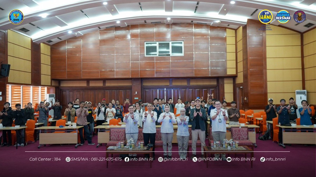 INFOBNN's tweet photo. BANGUN KEMANDIRIAN EKONOMI KLIEN PASCAREHABILITASI, BNN GANDENG KEMENTERIAN KETENAGAKERJAAN

https://t.co/RgMENFhtTu https://t.co/4e8944caQg