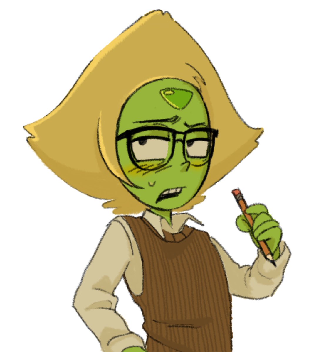 KitKeithKat's tweet photo. I ship peridot and pearl sorry 

#stevenuniverse https://t.co/JBMpauZEbZ