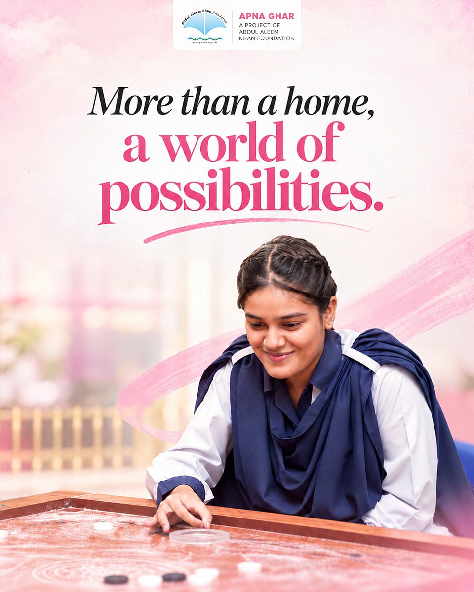 AAK_Foundation's tweet photo. Abdul Aleem Khan Foundation’s Apna Ghar is a nurturing space where young girls find care, education, confidence, and opportunities to grow. The project goes beyond providing shelter by creating an environment where every girl can learn, discover her potential, build meaningful memories, and dream of a brighter future.
#ApnaGhar #Aak4humanity #aak_foundation #YoungTalent