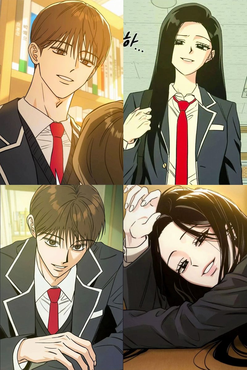 bvtterfliese's tweet photo. the model student ML × the FL with a notorious reputation. Their contrast is just top-tier. 😭✨ https://t.co/oqCpVvCeOF