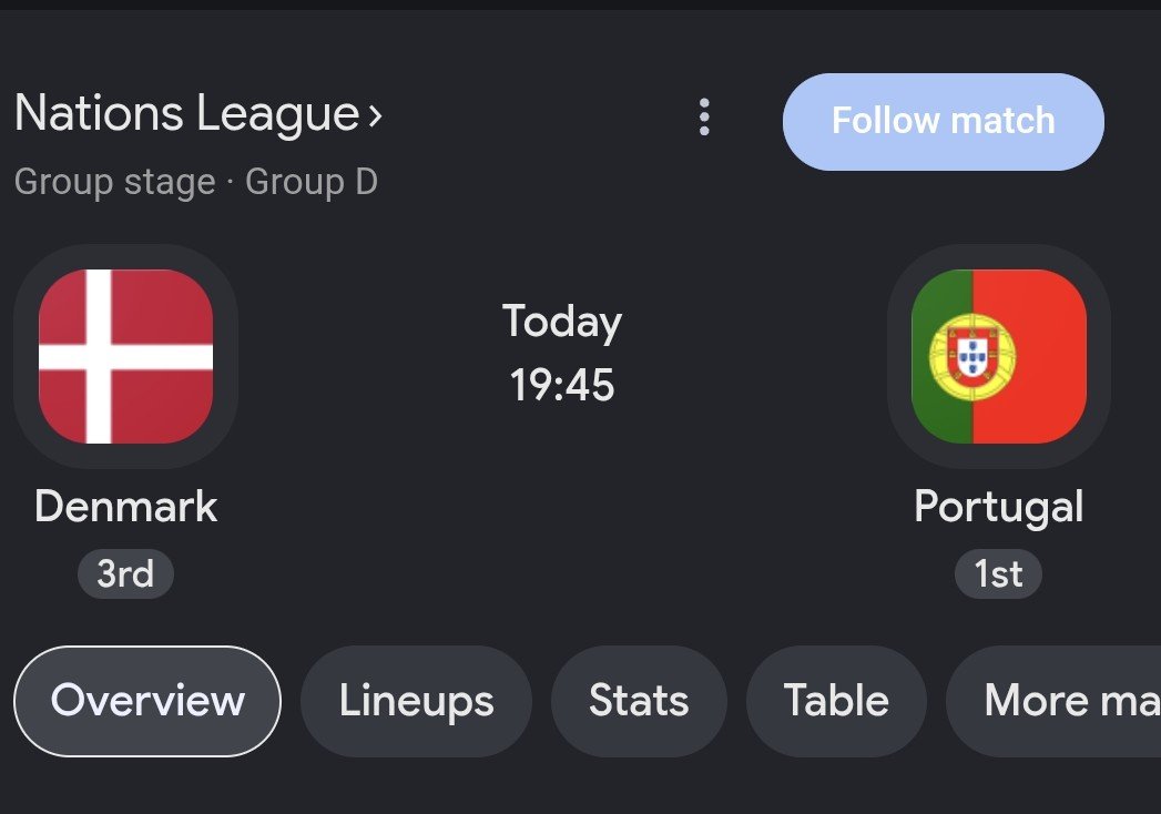 SportLoverNG's tweet photo. 5K TO 4 CORRECT SCORES

FOLLOW ALL INSTRUCTIONS

REPOST and LIKE  THIS POST...

PREDICTION ENDS  1PM  "TODAY" 

DENMARK 

VS

PORTUGAL  (without Ronaldo)

FOLLOW  
@SportLoverNG 
TAG 2 FRDS
DROP PREDICTION WITH #UseContactless and #TinubuInMOI 

@_a_nnalisa take not https://t.co/66ktOCCKWp