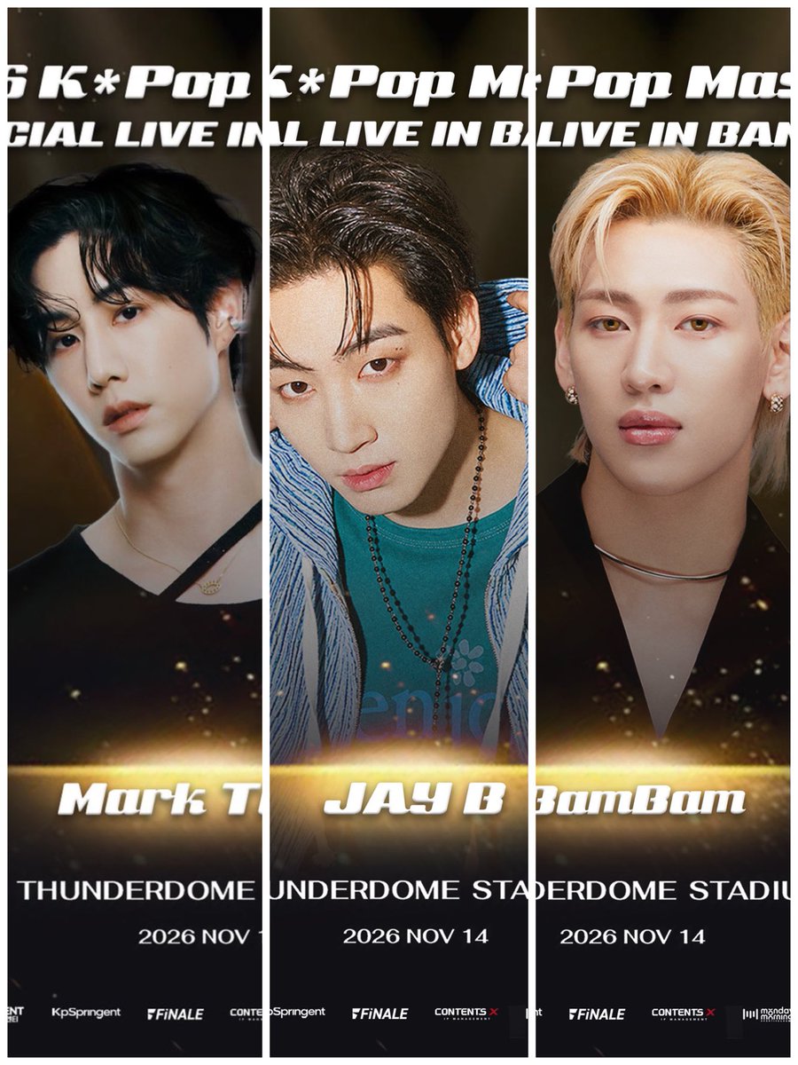 TeamWoBamBam's tweet photo. Got3/7

#2026KPOPMASTERZ_SPECIAL_LIVE_IN_BANGKOK_BAMBAMxJAYBxMARK https://t.co/fhQiYGN5mY