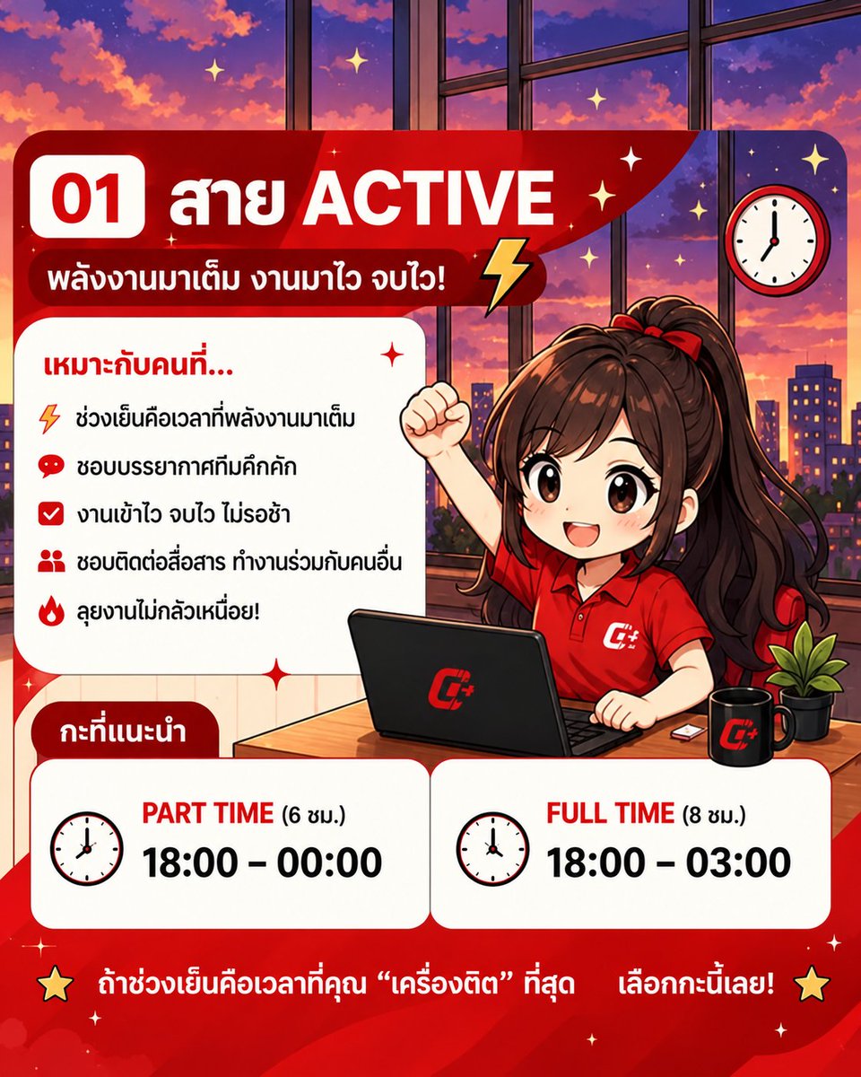 inblackmexp's tweet photo. ⏰ เลือกกะที่ใช่ ให้เข้ากับไลฟ์สไตล์คุณ!
จะสายตื่นเช้า หรือสายเริ่มวันช้าหน่อย ก็ลองเลื่อนดูว่า กะไหนเหมาะกับคุณ 👀✨

ที่ INBLACK เรามีกะให้เลือก พร้อมโอกาสทำงานในบริษัทเกม 🎮

📍 โฮมออฟฟิศ หมู่บ้านนิรติ นครปฐม
หลังเซ็นทรัล นครปฐม

📬 Inbox: Inblackm Experience
สมัครผ่านเว็บไซต์ https://t.co/YqJ5SnRlex
LINE: @inblackmexp
📞 093-282-6526

เจอกะที่ถูกใจแล้ว ส่ง Resume มาทำความรู้จักกันได้เลย ❤️

#สมัครงาน #หางานนครปฐม #งานFullTime #งานPartTime #งานบริษัทเกม #เด็กจบใหม่ #Inblack #หางานพาร์ทไทม์ #หางานศาลายา