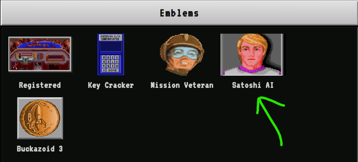 Donald_mvp's tweet photo. Besides doing 10 Cracks per day on @1096361BTC and completing social tasks, you can also chat with the AI to get the Satoshi AI emblem.

I got mine after chatting with the AI for around 4–5 days.

You can ask it anything, once per day.

As for the sybil issue, I already asked the team about it. They said they’re looking into it and will definitely filter them out.
I think that’s good for users who are actually putting in the effort.

If you haven’t started yet, join here and get +5 points
https://t.co/KU7clpAZgE
