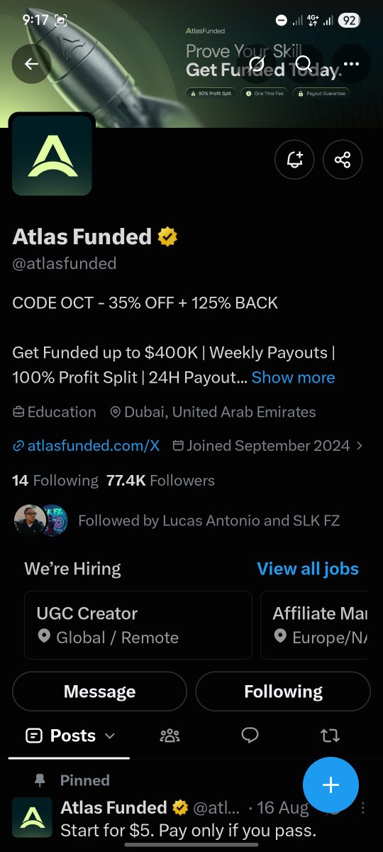 Olumidefx01's tweet photo. @SLKWITHFZ @LAntonioAF @atlasfunded @atlas_futures @TraderDesmond_ @POvrawah @links_fx @4thmanonlyson @Treezyislive All done sir 🙏🏻🙏🏻

Wish to be lucky this time https://t.co/IKSUwMTxdZ