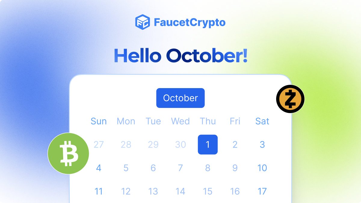 faucetcryptocom's tweet photo. GM! Happy new month! 💙

Is it going to be PUMPtober?
🟢 Yes
🔴 No https://t.co/58uJfZ0BaC