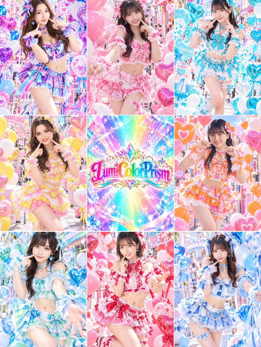 mwtdjd's tweet photo. #LumiColorPrism

紫担当のせれあ 【聖玲愛】

ピンク担当愛莉菜アリナ

ターコイズブルー担当 
ネオン寧音

オレンジ担当らきな【蘭姫菜】

黄色担当きらら

みどり担当ゆゆり 由優梨

赤担当 ぴのあ【妃乃音】

青色担当るるり【瑠琉璃】 https://t.co/2aNsOUj4Qt