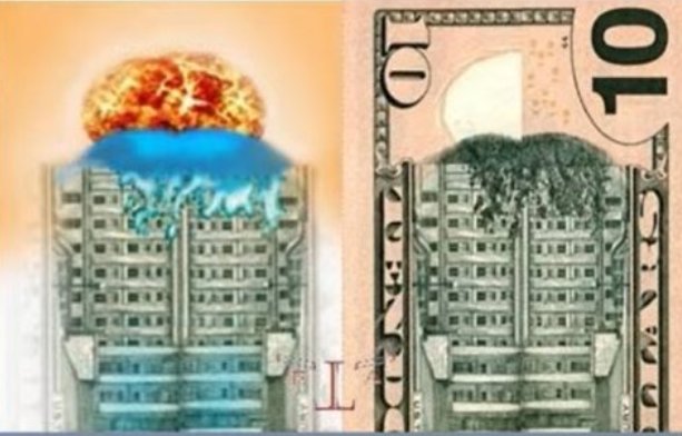 HosanaABBA's tweet photo. @JimFergusonUK What's printed on the U.S Currency?  IS THE NUCLEAR DEVASTATION OF NYC PRINTED ON THE MONEY? ASK @JonathanKleck HE KNOWS https://t.co/VJKBnQaChH