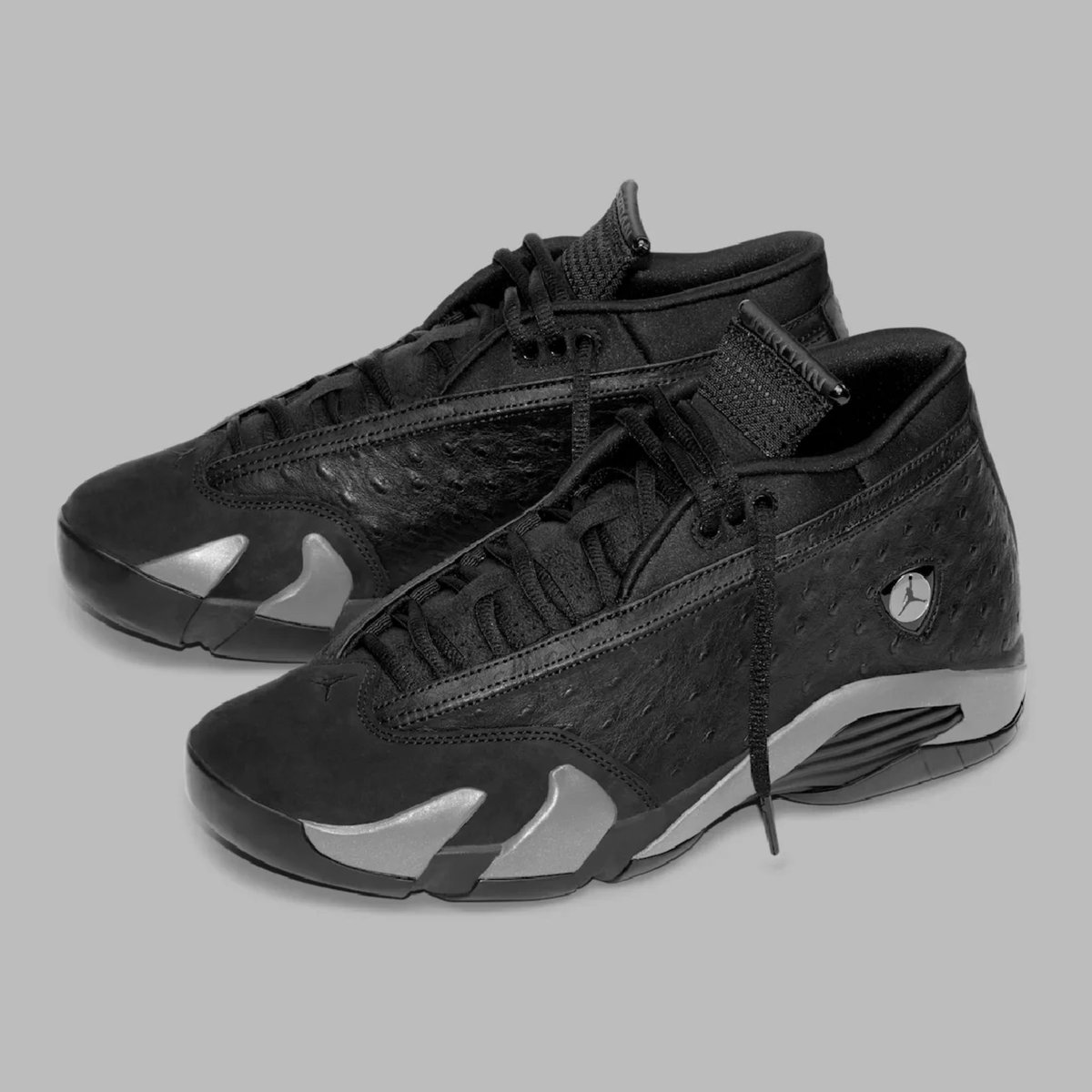 JumpmanDaily's tweet photo. The Jordan 14 Low “Black Pack” will release on October 3rd, 2026 priced at $245 #JordanBrand #AirJordan14 https://t.co/wnyAjgo08o