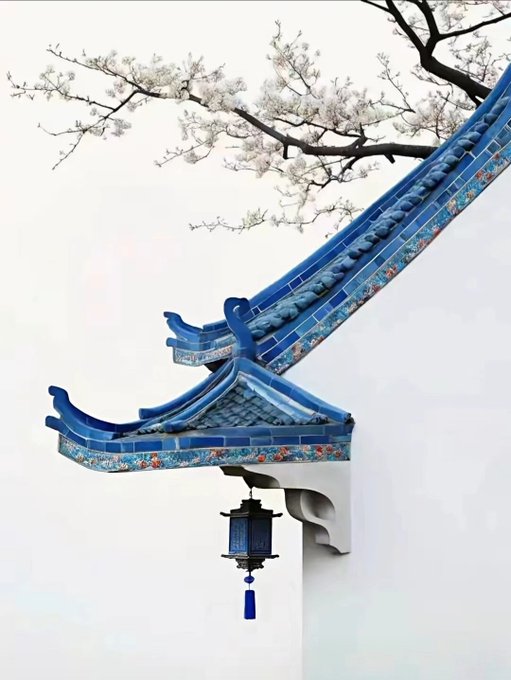 LShivappa's tweet photo. 蓝瓦飞檐映素墙
寒梅轻点雪中香
一盏青灯悬古意
清风入梦到江南 https://t.co/rv7S7udGga