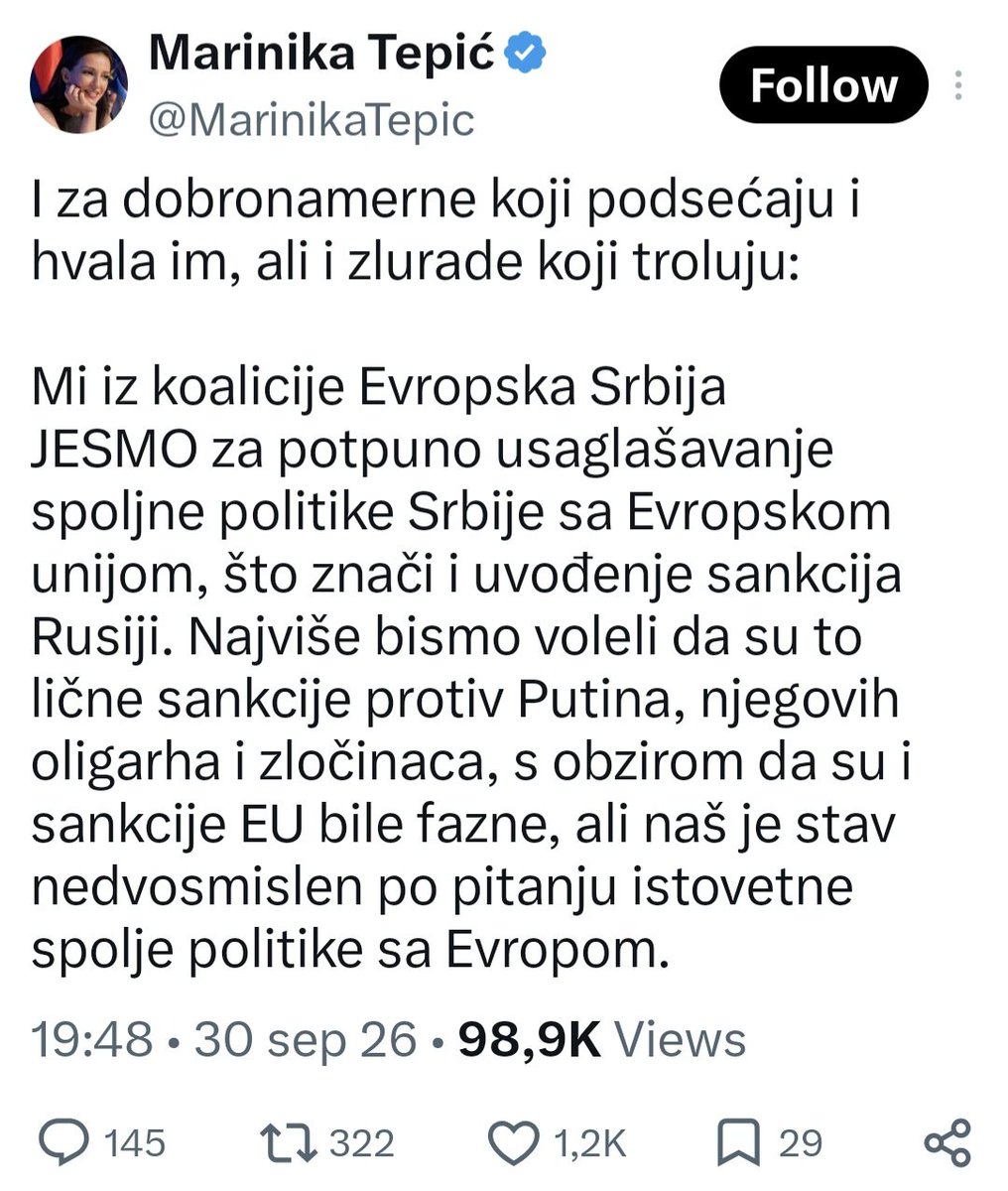 exbestforever75's tweet photo. Devedesetih je u Srbiji bilo grozno, ali je bilo nade. Danas je život puno komforniji ali gore nego onda, jer nade nema.
Ovo levo će na izborima u zbiru imati 95% a ovo desno se bori za cenzus. Teška depresija. https://t.co/4JTgPa0yG3
