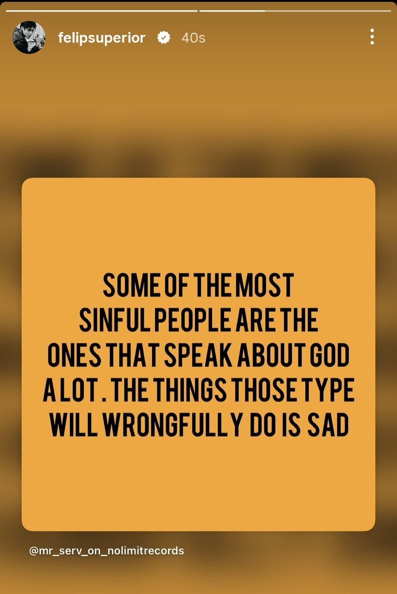 spin_snaps's tweet photo. Felip's IG stories.. well this is sad 😕 just hang in there... those who stay are the genuine ones. #FELIP https://t.co/iicDC2a7ZK