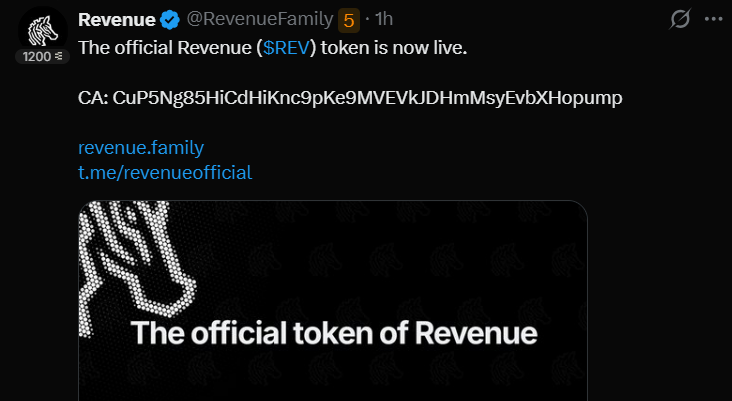 Aayyan120's tweet photo. Nothing Comes Free On Crypto 

Yesterday, @RevenueFamily launched a platform where everyone was supposedly getting $40–$80 for free , but u will get payout in few days

But , Today they launched Their Memecoin !!
IDK , i am smelling something fishy here

So , DYOR Before investing any single penny 
Bye