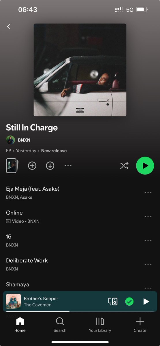 kunmifewa's tweet photo. While men slept - @BNXN dropped a whole ass EP 👨🏽‍✈️🌬️ https://t.co/oag2QPS9Xx