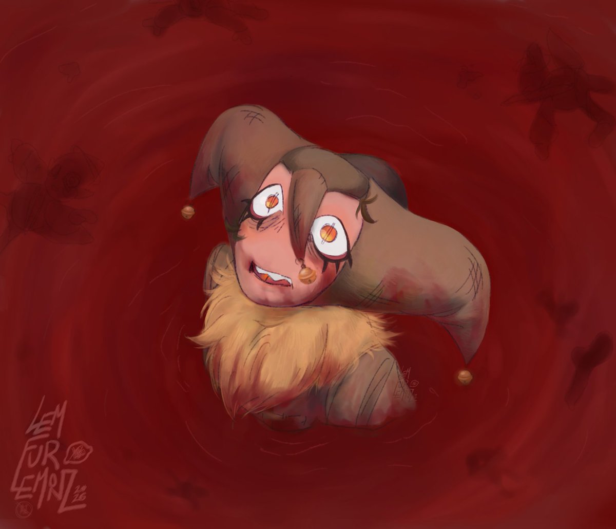 BUGG0MZ's tweet photo. If you don't know this false level nightmaren, her name is Patches !! I've been drawing her since 2023 and used to post her here a long while ago. I deleted all those posts due to multiple artists scares relating to twitter as a platform, but would like to share her here again :] https://t.co/pAzJW5kA2W
