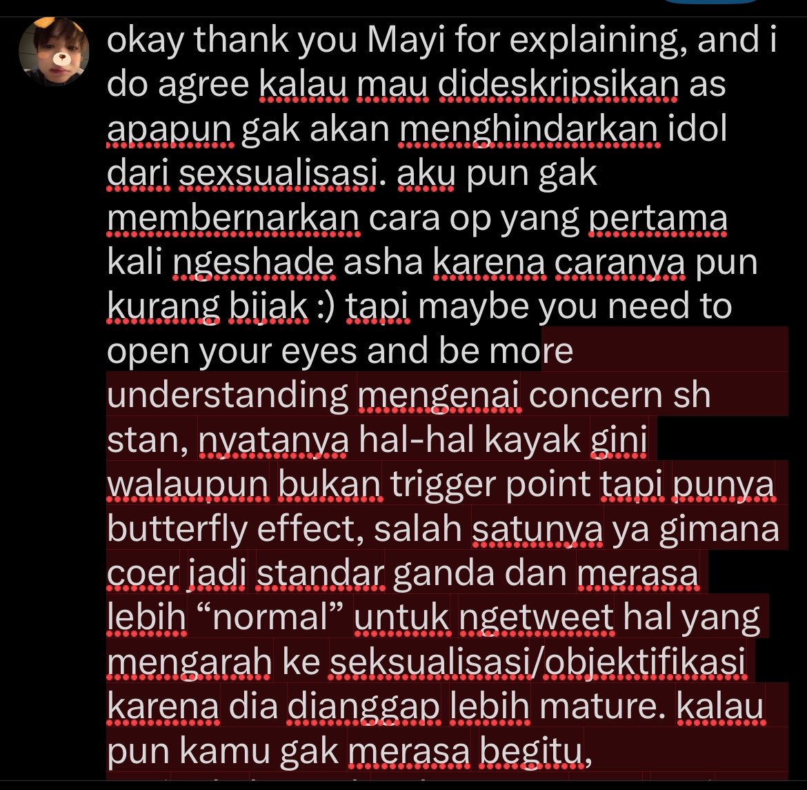 fissureal's tweet photo. @mayionettes oh iya satu lagi, di last pict ada statement yang aku setujui dan semoga pun bisa kamu terima :) https://t.co/LEsRC9yy9d