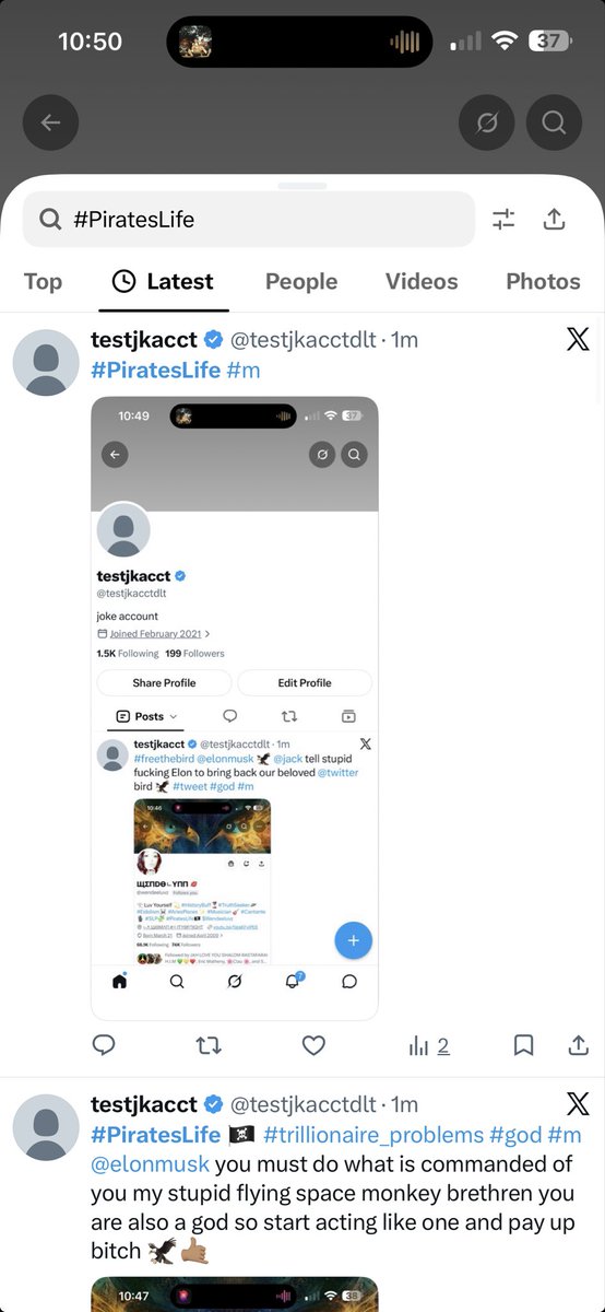 testjkacctdlt's tweet photo. #PiratesLife @grok explain this ๐ค๐ฝ ๐ดโโ ๏ธ โ๏ธ https://t.co/F27rEOKXgx