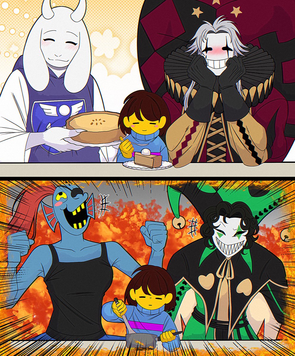 neesansukida's tweet photo. #thefreakcircus Two kinds of cooking.
⚠️TFC × UNDERTALE CROSSOVER https://t.co/zpauHmJ4Hp