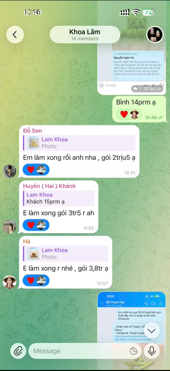 khoalam69's tweet photo. Đơn khách ủng hộ shop sáng nay. Ace cần vốn 2 - 15tr nhắn e Khoa. https://t.co/KG4QMwPitt