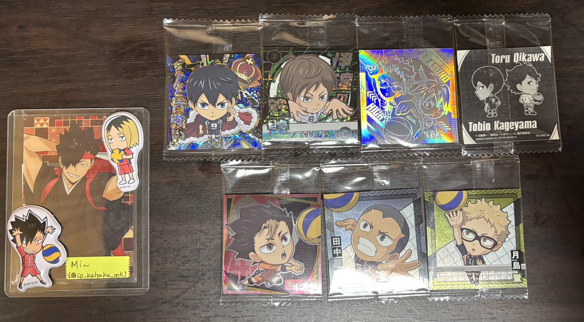 co_kuhaku_mk's tweet photo. [交換]ハイキュー!! にふぉるめーしょん シールウエハースvol.2

譲:画像1·2
求:画像3 各1

極·sec·5thは同レア交換希望
郵送交換
条件合う方宜しくお願い致します🍀.* https://t.co/2UABPIFZ9A