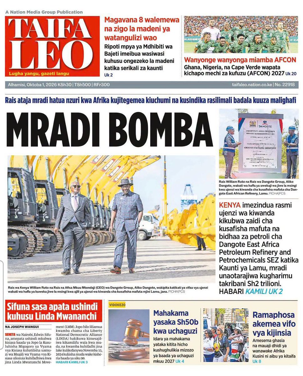 Jeff_KuriaM's tweet photo. Leo Magazetini on 1st October 2026 https://t.co/fkYbq4CYLz